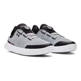 Championes de entrenamiento Under Armour SlipSpeed, modelo versátil con talón convertible para modo entrenamiento o recuperación. Presentan parte superior perforada transpirable, sistema de ajuste BOA y tecnología de amortiguación UA Flow con suela blanca.