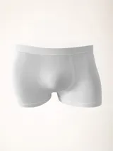 Boxer negro liso de microfibra sin costuras, confeccionado en poliamida y elastano.