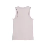 Musculosa deportiva Puma de color negro, con cuello redondo y el logo de la marca estampado en blanco en el pecho.
