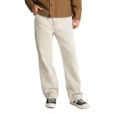 Pantalón utilitario Roark modelo Hwy 1 Utility, color beige, de corte recto con bolsillos laterales y presillas para martillo.