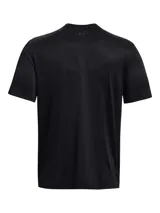 Remera deportiva Under Armour modelo UA Tech Vent SS de color gris oscuro melange, con diseño de cuello redondo y mangas cortas, confeccionada en tejido técnico ultratranspirable.