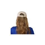 Gorra Eme Studios modelo Dek Ivory, color beige, con visera curva y logo bordado en relieve en el panel frontal.