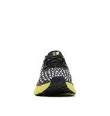 Championes de trail running Columbia Konos Elevate Techlite, color negro, blanco y amarillo, con diseño estampado y entresuela de gran amortiguación.