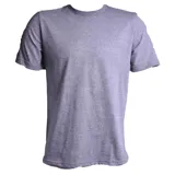 Remera de manga corta Topper, con cuello redondo y diseño liso en color gris melange.