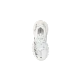 Championes Balenciaga Track Signature de color blanco con diseño gráfico y letras pintadas a mano en tono negro.