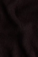 Buzo de punto acanalado con lana, de ajuste entallado, escote bote y diseño con peplum en la cintura.