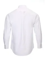 Camisa de manga larga blanca de la marca Rockford, con cuello abotonado, cierre frontal de botones y un bolsillo en el pecho con logo bordado. Confeccionada en algodón con tratamiento repelente al agua y al aceite.