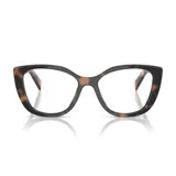 Lentes Prada modelo B04, con armazón de acetato con estampado carey.
