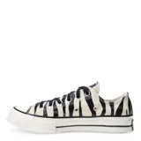 Championes Converse Chuck 70 Glow In The Dark, con estampado de cebra en blanco y negro.