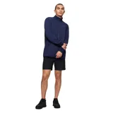 Chaqueta de polar con cierre frontal completo, cuello alto y bolsillos delanteros. Confeccionada en tejido técnico transpirable con propiedades de absorción de humedad y protección solar.