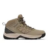 Bota de senderismo Columbia impermeable y transpirable, con parte superior de piel y malla. Cuenta con entresuela TechLite para amortiguación y suela Omni-Grip para tracción todoterreno.