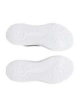 Championes de entrenamiento Under Armour Dynamic 2, color negro con entresuela blanca. Presentan parte superior de tejido IntelliKnit para mayor soporte, lengüeta acolchada y tecnología Flow en la suela para una pisada ligera y reactiva.