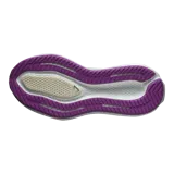 Championes Salomon modelo Aero Glide 3, color verde menta con suela blanca y detalles en violeta. Cuenta con amortiguación de espuma de alta altura y diseño sin costuras en la parte superior.