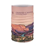 Cuello multifuncional Buff de la colección National Parks, con diseño estampado inspirado en el Gran Cañón. Fabricado con tecnología CoolNet UV que ofrece protección solar UPF 50 y efecto de refrigeración por evaporación.