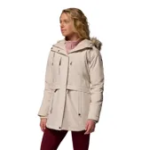Campera tipo parka impermeable y transpirable con tecnología Omni-Tech y forro térmico reflectante Omni-Heat Infinity. Cuenta con capucha forrada en sherpa, cierre frontal bidireccional, cintura ajustable, múltiples bolsillos con cremallera y puños interiores acanalados.