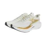 Championes de running 361 Flame 2 GT, color blanco con detalles dorados.