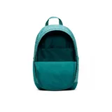 Mochila Nike Hayward con diseño estampado, compartimento principal con cierre, sistema elástico frontal para ajuste de carga, bolsillos laterales y correas acolchadas ajustables.