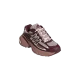 Championes Adidas modelo Adistar Xlg 2.0 en color bordó y tonos rosados con las clásicas tres tiras en los laterales en color blanco.