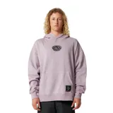 Canguro Critical Slide Buzzed color violeta, con capucha, bolsillo canguro frontal y estampado del logo de la marca en el pecho. Confeccionado en felpa de algodón cepillado de 420 GSM y corte oversize.