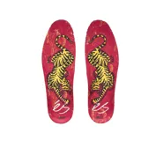 Zapatillas de skate éS modelo Silo SC, color rojo con suela marrón.