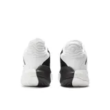 Championes de básquet New Balance Two Wxy v4, color blanco y negro, con detalles en rojo.