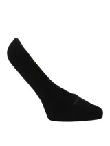 Medias invisibles negras Hush Puppies confeccionadas con fibra de bambú, con diseño de corte bajo ideal para usar con calzado abierto o de perfil bajo, con silicona antideslizante en el talón y planta acolchada.