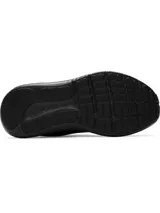 Championes de running Under Armour modelo Charged Surge 4, color negro. Presentan una parte superior de malla transpirable con superposiciones sintéticas para mayor soporte, entresuela Charged Cushioning para una amortiguación reactiva y suela de goma resistente para mayor tracción.