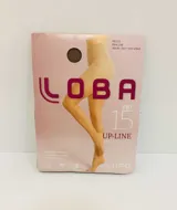 Media can-can color tostado de lycra modeladora, con short reductor con efecto up y sin puntera.