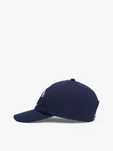 Gorra de béisbol azul marino de Tommy Jeans con logo bordado en blanco en el frente.