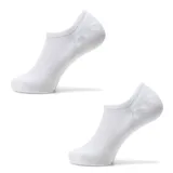 Pack de dos pares de medias invisibles de corte bajo, confeccionadas en tejido de punto elástico con refuerzo en el arco del pie y talón.