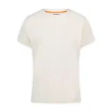 Remera deportiva de manga corta y cuello redondo, color blanco, de corte clásico y cómodo.