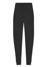 Pantalón jogging de tejido aterciopelado con silueta relajada, cintura elástica con cordón de ajuste y puños acanalados en los tobillos.