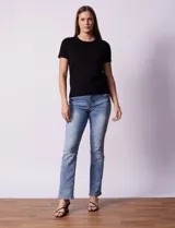 Buzo tejido en hilado fino color naranja, marca Ninety.