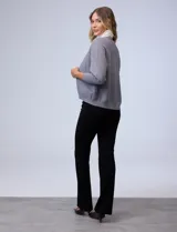 Cardigan tejido negro, marca Sioni.