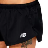 Short deportivo negro de running New Balance Accelerate 3 Inch, con logo estampado en el lateral.