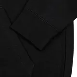 Campera Nike Sportswear Essential de mujer, con cierre frontal completo, capucha con cordón ajustable y bolsillos tipo canguro. Presenta el logo de la marca bordado en el pecho y puños acanalados.