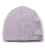 Gorro de lana estilo beanie marca Columbia, modelo Whirlibird Watch Cap, en color lila con el logo bordado en gris en el lateral.