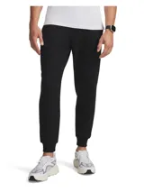 Pantalón tipo jogger de corte ajustado en la pierna, confeccionado en tejido espaciador de doble punto. Cuenta con cintura elástica con cordón interno, bolsillos laterales abiertos y un bolsillo trasero con cierre.