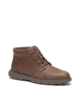 Bota Caterpillar modelo Trey 2.0 de color marrón, confeccionada en nobuk, con cordones y suela de goma duradera.