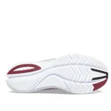 Championes Saucony Kinvara 13 para dama, color rosa con detalles en negro, blanco y plateado. Diseñados para running, con amortiguación ligera PWRRUN y suela de goma XT-900.