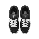 Championes Vans Caldrone negros con detalles en blanco.