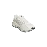 Championes Adidas Megaride color blanco, con diseño técnico y suela translúcida con aberturas características de la línea Megaride.