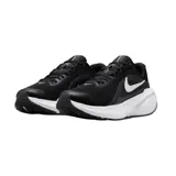 Championes de running Nike Downshifter 14, color negro con suela blanca y logo lateral en blanco.