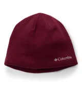 Gorro de lana tejido en color bordó con tecnología reflectante térmica Omni-Heat en el interior y logo de la marca bordado en el frente.