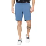 Bermuda híbrida azul denim confeccionada en 90% nylon y 10% elastano.