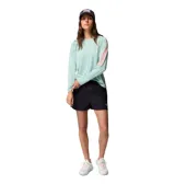 Remera de manga larga Columbia Tidal Tee II de color verde menta, con tecnología Omni-Shade de protección solar UPF 50 y tecnología de evaporación Omni-Wick de secado rápido. Presenta cuello redondo y calce cómodo ideal para actividades al aire libre y pesca.