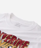 Remera de algodón con cuello redondo y mangas cortas. Presenta un estampado frontal con diseño de cómic de Wolverine de Marvel.