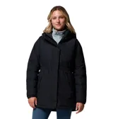 Chaqueta parka impermeable y transpirable con tecnología Omni-Tech y forro termorreflectante Omni-Heat. Presenta capucha ajustable, cierre frontal con solapa, cintura entallada y bolsillos laterales con cremallera.