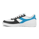 Championes urbanos Diadora Champion Spitfire II, color blanco con detalles en azul y gris.