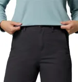 Pantalón Columbia modelo Roc Wide Leg Pant, color negro, de corte ancho y tiro alto, confeccionado en tejido elástico. Cuenta con bolsillos laterales inclinados, trabillas para cinturón y bolsillos traseros.